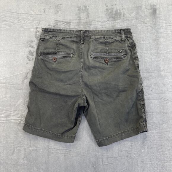 American Eagle Active Flex Chino Shorts Men's Size 31 Dark Gray Shorts - Picture 2 of 10